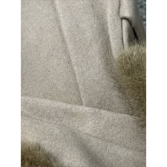 Vintage 1950s Ladies Hat M.E. Cain Hannigan Brockton Mass Fur Front Winter - Picture 5 of 8